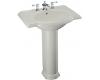 Kohler Devonshire K-2294-1-95 Ice Grey Pedestal Lavatory with Single-Hole Faucet Drilling