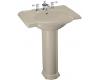 Kohler Devonshire K-2294-1-G9 Sandbar Pedestal Lavatory with Single-Hole Faucet Drilling