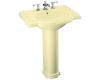 Kohler Devonshire K-2294-1-Y2 Sunlight Pedestal Lavatory with Single-Hole Faucet Drilling