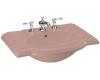 Kohler Devonshire K-2295-1-45 Wild Rose Lavatory Basin with Single-Hole Faucet Drilling