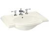 Kohler Devonshire K-2295-1-52 Navy Lavatory Basin with Single-Hole Faucet Drilling