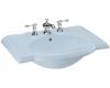 Kohler Devonshire K-2295-1-6 Skylight Lavatory Basin with Single-Hole Faucet Drilling