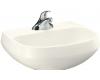 Kohler Wellworth K-2296-1-96 Biscuit Lavatory Basin with Single-Hole Faucet Drilling
