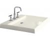 Kohler Purist K-2314-1-96 Biscuit Wading Pool Lavatory with Single-Hole Faucet Drilling