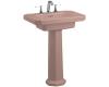 Kohler Kathryn K-2322-4-45 Wild Rose Pedestal Lavatory with 4" Centers