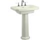 Kohler Kathryn K-2322-4-NG Tea Green Pedestal Lavatory with 4" Centers