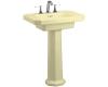 Kohler Kathryn K-2322-4-Y2 Sunlight Pedestal Lavatory with 4" Centers