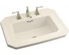 Kohler Kathryn K-2325-8-47 Almond Self-Rimming Lavatory with 8" Centers