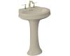 Kohler Leighton K-2326-1-G9 Sandbar Pedestal Lavatory with Single-Hole Faucet Drilling