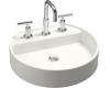 Kohler Chord K-2331-1-0 White Wading Pool Lavatory with Single-Hole Faucet Drilling