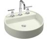 Kohler Chord K-2331-1-NG Tea Green Wading Pool Lavatory with Single-Hole Faucet Drilling