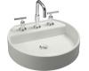 Kohler Chord K-2331-1-W2 Earthen White Wading Pool Lavatory with Single-Hole Faucet Drilling