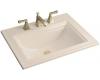 Kohler Memoirs Stately K-2337-1-55 Innocent Blush Self-Rimming Lavatory with Single-Hole Faucet Drilling