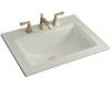 Kohler Memoirs Stately K-2337-4-95 Ice Grey Self-Rimming Lavatory with 4" Centers