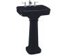 Kohler Bancroft K-2338-1-52 Navy Pedestal Lavatory with Single-Hole Faucet Drilling