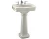 Kohler Bancroft K-2338-4-96 Biscuit Pedestal Lavatory with Centers For 4" Centers