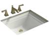 Kohler Memoirs K-2339-W2 Earthen White Undercounter Lavatory