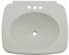 Kohler Bancroft K-2340-1-95 Ice Grey 24" Lavatory Basin with Single-Hole Faucet Drilling