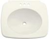 Kohler Bancroft K-2340-1-96 Biscuit 24" Lavatory Basin with Single-Hole Faucet Drilling