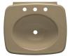 Kohler Bancroft K-2340-4-33 Mexican Sand 24" Lavatory Basin with Centers for 4" Centers