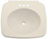 Kohler Bancroft K-2340-4-47 Almond 24" Lavatory Basin with Centers for 4" Centers