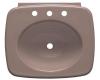 Kohler Bancroft K-2340-8-45 Wild Rose 24" Lavatory Basin with Centers for 8" Centers