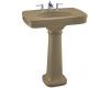 Kohler Bancroft K-2347-1-33 Mexican Sand Bancroft Pedestal Lavatory with Single-Hole Faucet Drilling