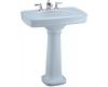 Kohler Bancroft K-2347-1-6 Skylight Bancroft Pedestal Lavatory with Single-Hole Faucet Drilling