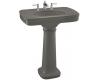 Kohler Bancroft K-2347-1-K4 Cashmere Bancroft Pedestal Lavatory with Single-Hole Faucet Drilling