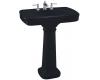 Kohler Bancroft K-2347-4-52 Navy Bancroft Pedestal Lavatory with Centers For 4" Centers