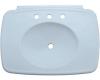 Kohler Bancroft K-2348-4-6 Skylight 30" Lavatory Basin with Faucet Drilling for 4" Centers