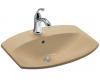 Kohler Cimarron K-2351-1-33 Mexican Sand Self-Rimming Lavatory with Single-Hole Faucet Drilling