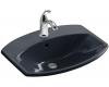 Kohler Cimarron K-2351-1-52 Navy Self-Rimming Lavatory with Single-Hole Faucet Drilling