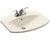 Kohler Cimarron K-2351-4-47 Almond Self-Rimming Lavatory with 4" Centers