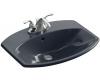 Kohler Cimarron K-2351-4-52 Navy Self-Rimming Lavatory with 4" Centers