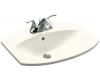 Kohler Cimarron K-2351-4-96 Biscuit Self-Rimming Lavatory with 4" Centers