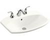 Kohler Cimarron K-2351-8-0 White Self-Rimming Lavatory with 8" Centers
