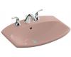 Kohler Cimarron K-2351-8-45 Wild Rose Self-Rimming Lavatory with 8" Centers