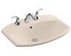 Kohler Cimarron K-2351-8-55 Innocent Blush Self-Rimming Lavatory with 8" Centers
