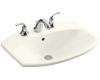 Kohler Cimarron K-2351-8-96 Biscuit Self-Rimming Lavatory with 8" Centers