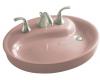 Kohler Yin Yang K-2353-1-45 Wild Rose Wading Pool Lavatory with Single-Hole Faucet Drilling