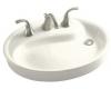 Kohler Yin Yang K-2353-1-58 Thunder Grey Wading Pool Lavatory with Single-Hole Faucet Drilling