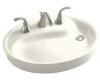 Kohler Yin Yang K-2353-1-96 Biscuit Wading Pool Lavatory with Single-Hole Faucet Drilling