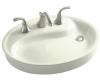 Kohler Yin Yang K-2354-1-NG Tea Green Wading Pool Lavatory with Single-Hole Faucet Drilling and Overflow