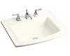 Kohler Archer K-2356-1-58 Thunder Grey Self-Rimming Lavatory with Single-Hole Faucet Drilling