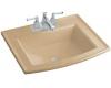 Kohler Archer K-2356-4-33 Mexican Sand Self-Rimming Lavatory with 4" Centers