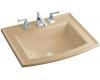 Kohler Archer K-2356-8-33 Mexican Sand Self-Rimming Lavatory with 8" Centers