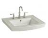 Kohler Archer K-2358-1-95 Ice Grey Pedestal Lavatory Basin with Single-Hole Faucet Drilling