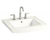 Kohler Archer K-2358-4-0 White Pedestal Lavatory Basin with 4" Centers