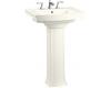 Kohler Archer K-2359-1-52 Navy Pedestal Lavatory with Single-Hole Faucet Drilling